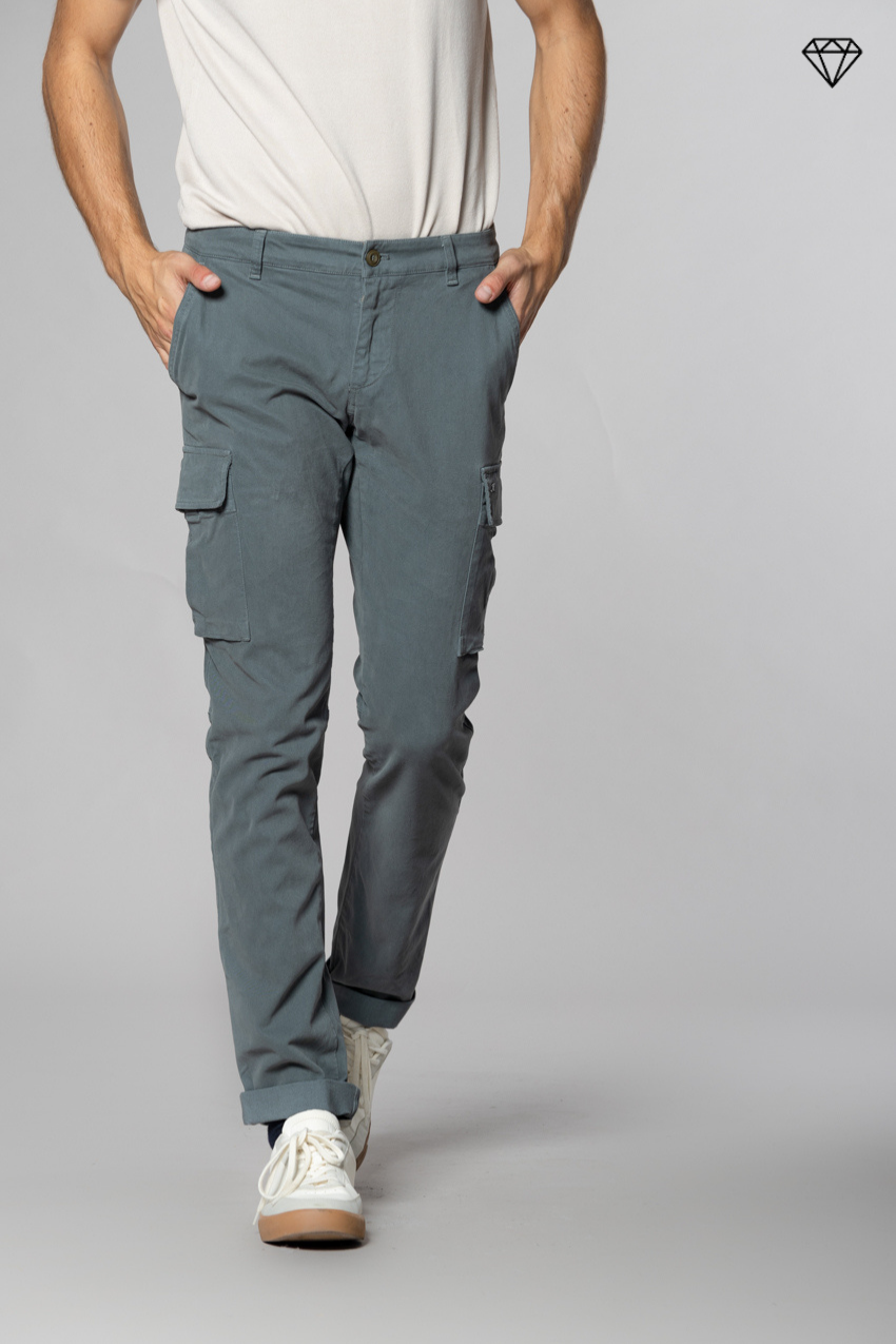 Chile pantalón cargo hombre de gabardina extra slim fit ①