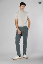 Chile pantalón cargo hombre de gabardina extra slim fit ①
