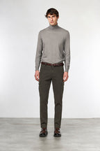 Chile pantalone cargo uomo in gabardina stretch extra slim fit ①