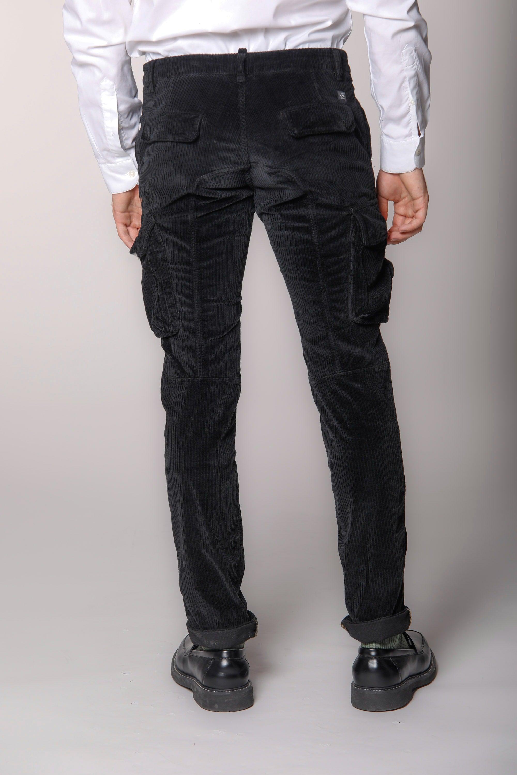 Chile Herren Cargohose aus Samt 500 streifen extra slim Fit