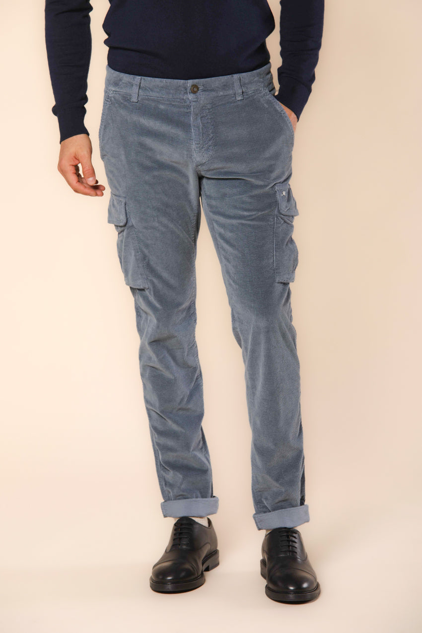 Chile pantalón cargo hombre en pana 500 rayas extra slim