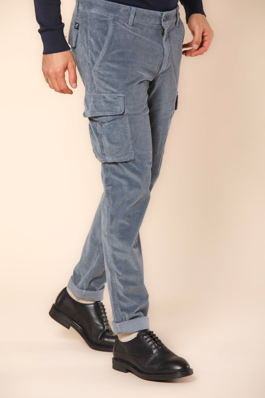 Chile pantalón cargo hombre en pana 500 rayas extra slim