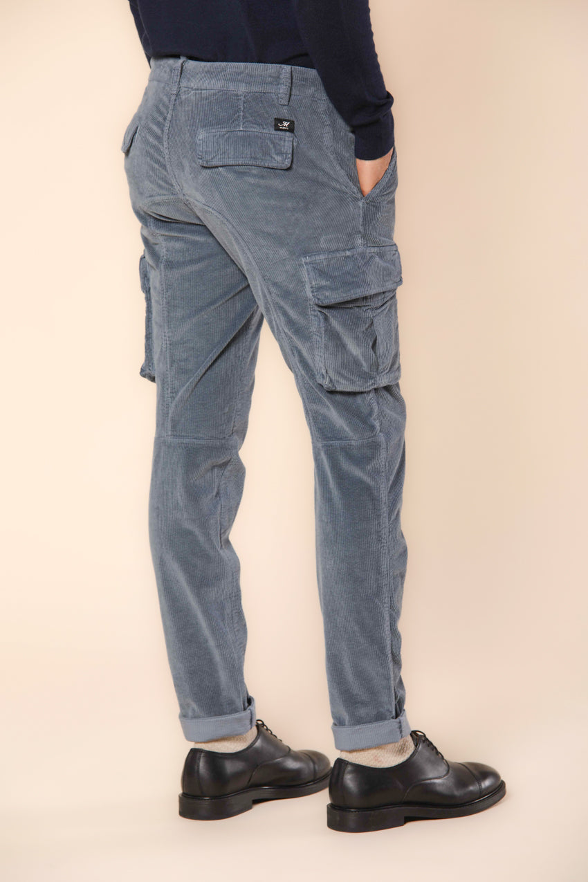 Chile pantalón cargo hombre en pana 500 rayas extra slim