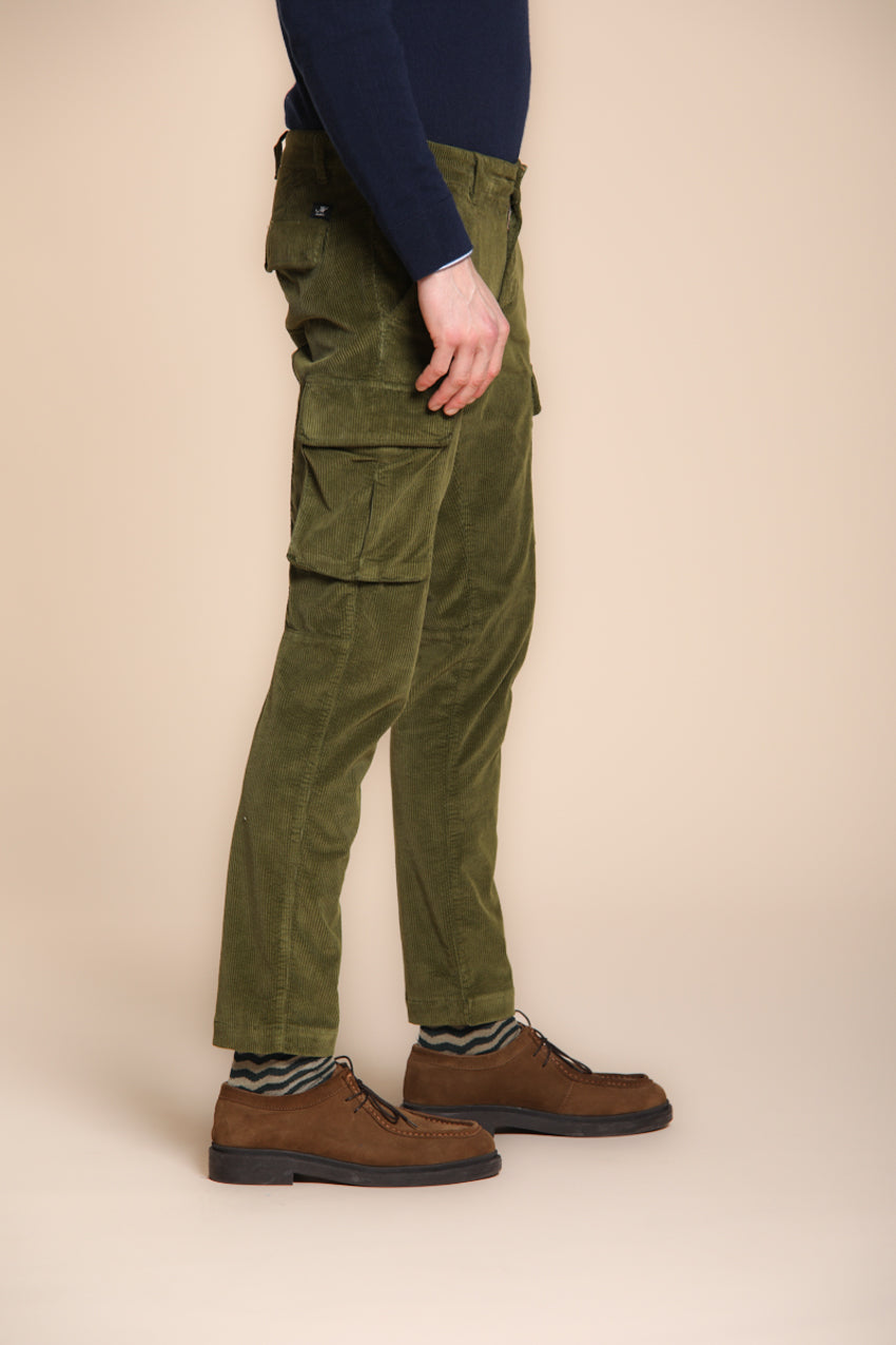 Chile pantalón cargo hombre de pana 500 líneas extra slim fit ①