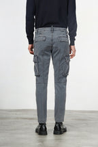 Chile pantalón cargo hombre de gabardina stretch extra slim fit ①