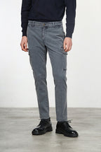 Chile pantalón cargo hombre de gabardina stretch extra slim fit ①