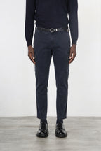 Chile 1 Pinces pantalón cargo hombre de gabardina stretch extra slim fit ①