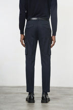 Chile 1 Pinces pantalón cargo hombre de gabardina stretch extra slim fit ①