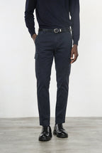 Chile 1 Pinces pantalón cargo hombre de gabardina stretch extra slim fit ①