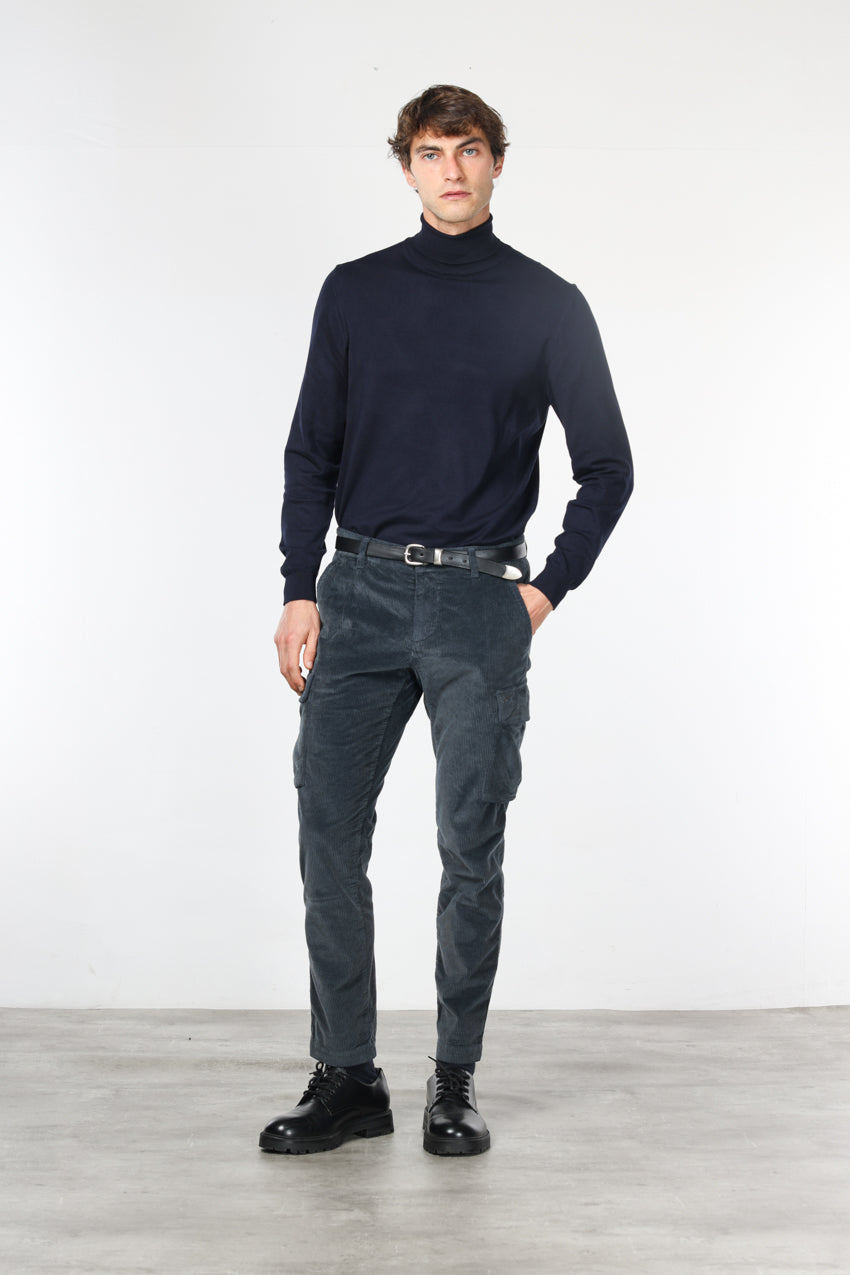 Chile cargo hombre de pana 500 rayas extra slim fit ①