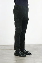 Chile pantalón cargo de hombre en terciopelo 500 líneas extra slim fit ①