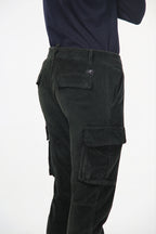 Chile pantalón cargo de hombre en terciopelo 500 líneas extra slim fit ①