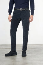 Chile pantalone cargo uomo in velluto 500 righe extra slim fit ①