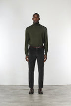 Chile pantalón cargo de hombre en terciopelo 500 rayas con extra slim fit ①