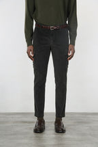 Chile pantalón cargo de hombre en terciopelo 500 rayas con extra slim fit ①