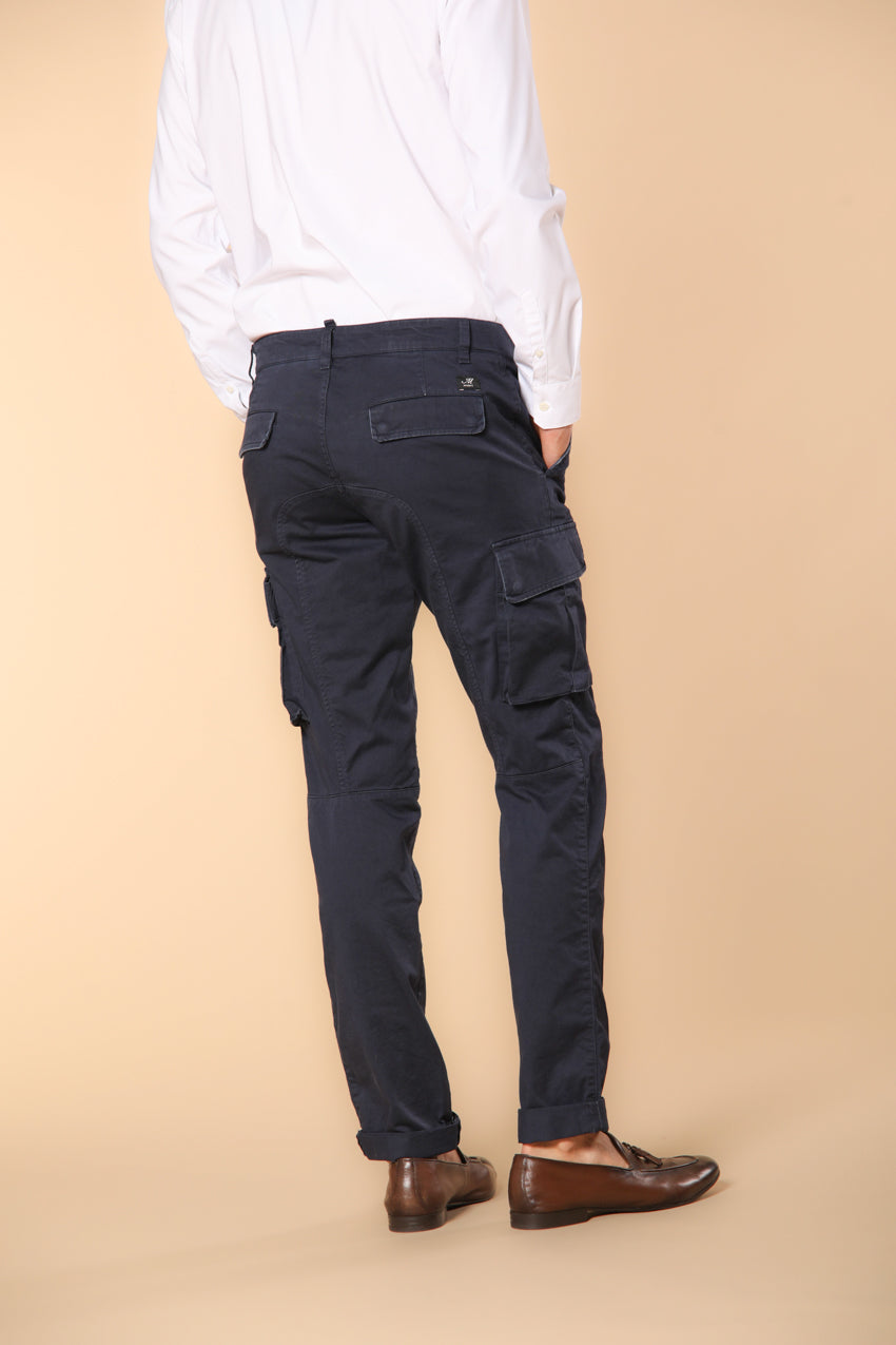 Chile pantalón cargo hombre en satén stretch extra slim fit ①