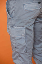 Chile pantalón cargo hombre en satén stretch extra slim fit ①