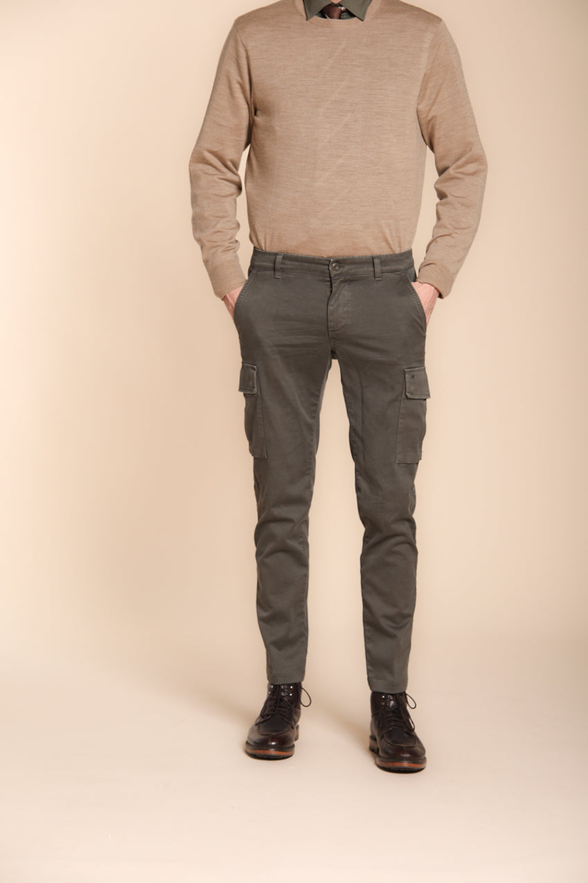 Chile Herren-Cargohose aus Gabardine extra slim fit ①