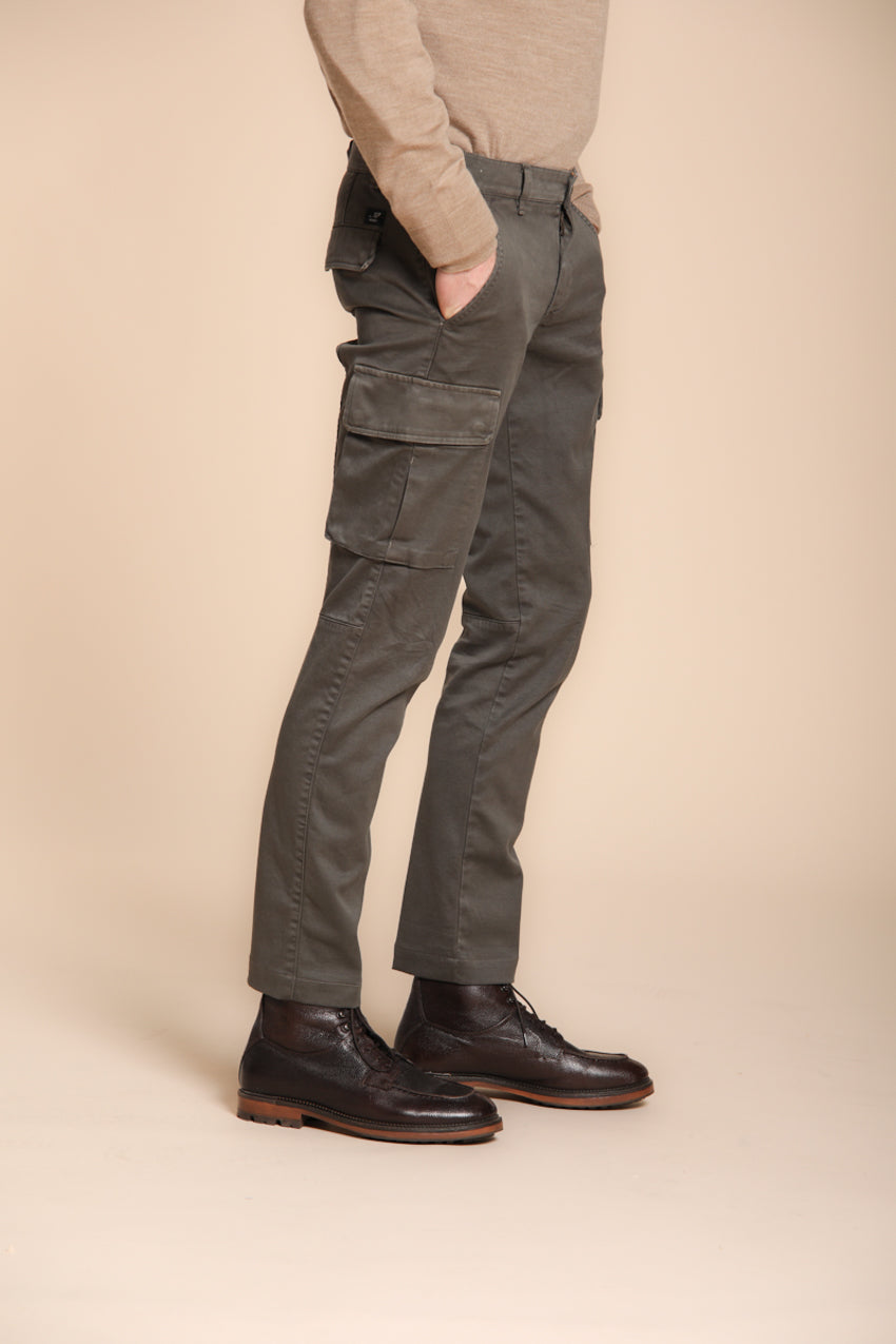 Chile Herren-Cargohose aus Gabardine extra slim fit ①