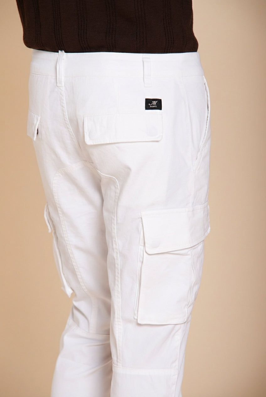 Chile Herren Cargo Hose aus Stretch-Satin extra slim fit ①