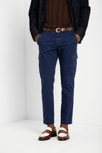 Chile Herren Cargo Hose aus Stretch-Satin extra slim fit ①