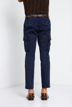 Chile Herren Cargo Hose aus Stretch-Satin extra slim fit ①