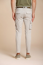 Chile pantalón cargo hombre en satén stretch extra slim fit ①