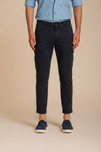 Chile pantalón cargo hombre en raso stretch extra slim fit ①