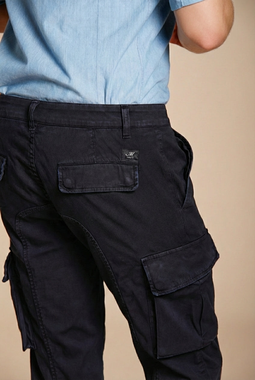 Chile pantalón cargo hombre en raso stretch extra slim fit ①