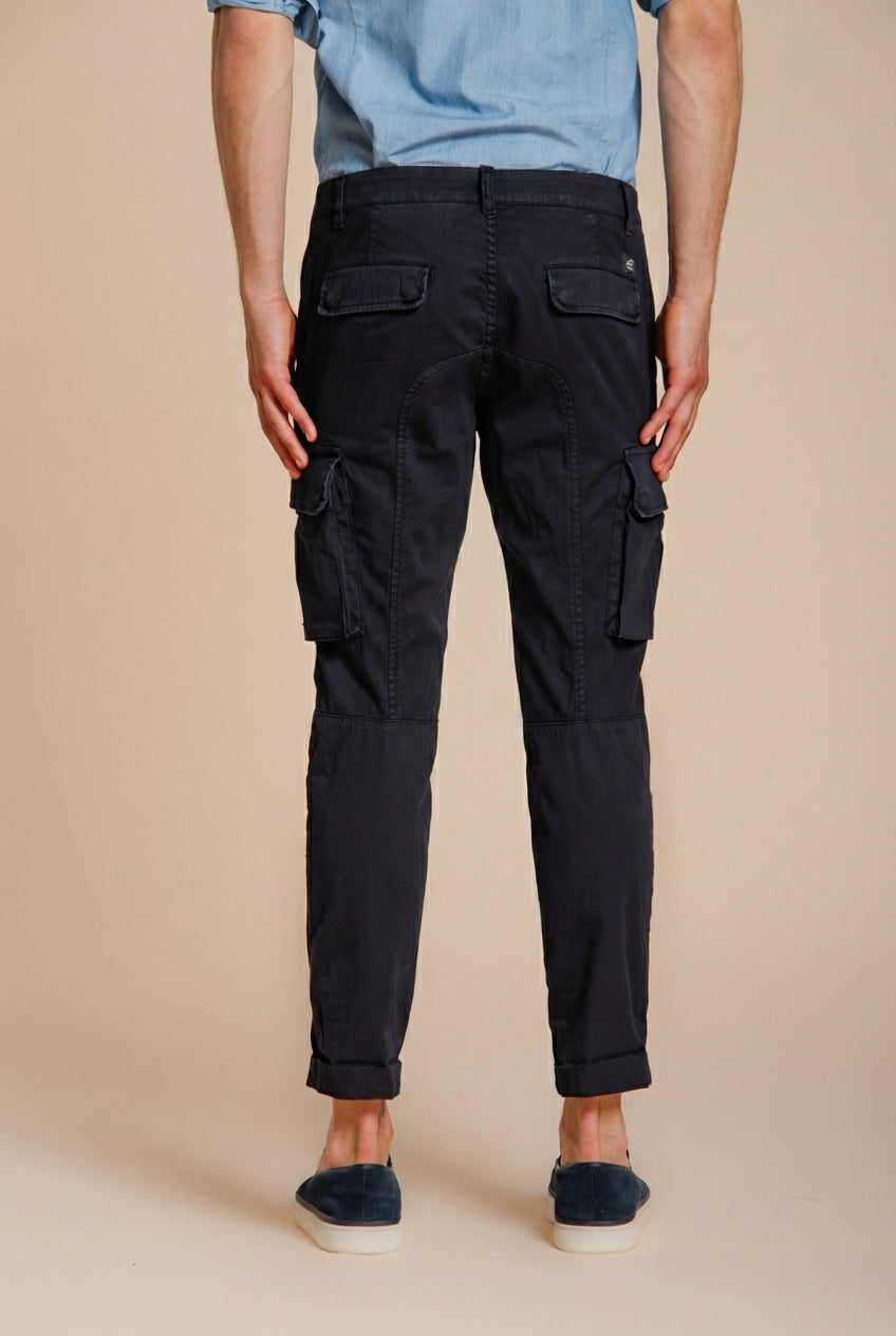 Chile pantalón cargo hombre en raso stretch extra slim fit ①