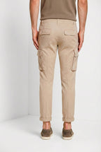 Chile pantalón cargo hombre de satén stretch extra slim fit ①