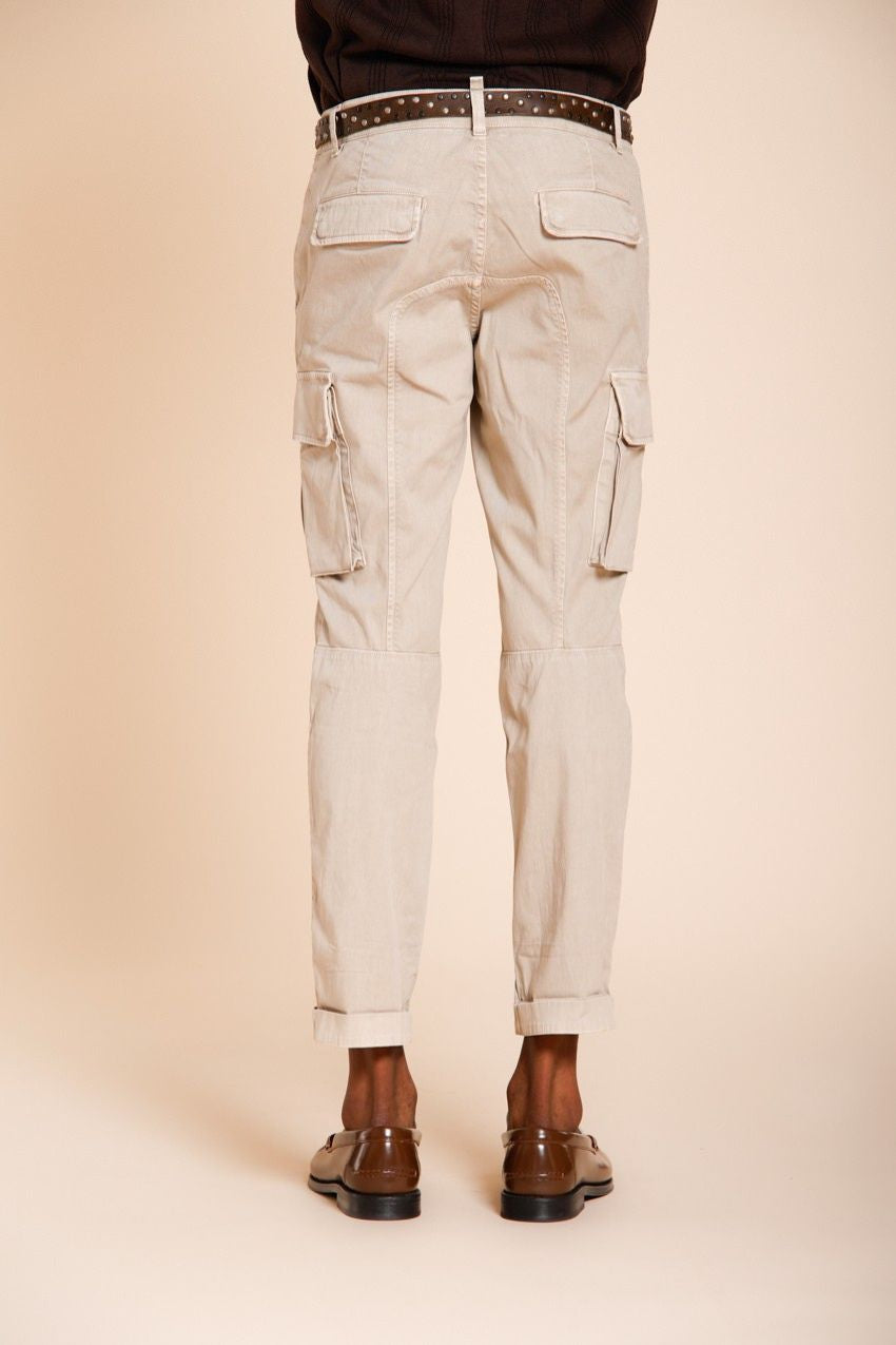 Chile Herren Cargo Hose aus Stretch-Satin extra slim fit ①
