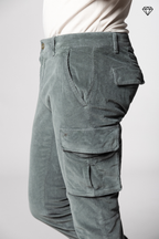 Chile pantalón cargo hombre de pana 500 líneas extra slim fit ①