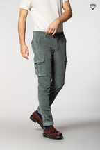 Chile pantalón cargo hombre de pana 500 líneas extra slim fit ①