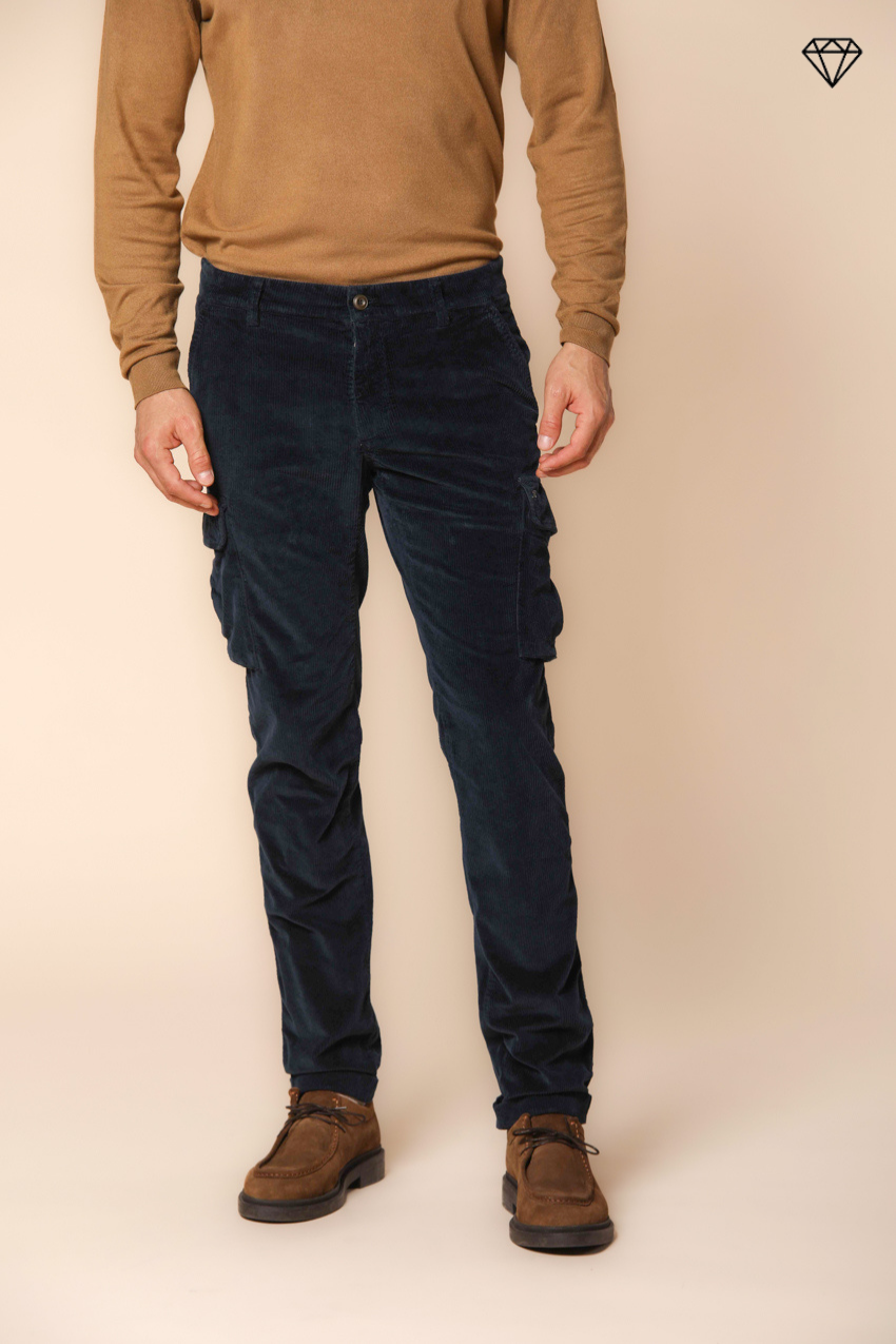 Chile pantalón cargo hombre de pana 500 líneas extra slim fit ①
