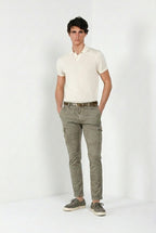 Chile pantalón cargo hombre en twill estampado camuflaje extra slim fit ①