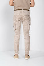 Chile pantalón cargo hombre en sarga estampado camuflaje extra slim fit ①