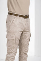 Chile pantalón cargo hombre en sarga estampado camuflaje extra slim fit ①