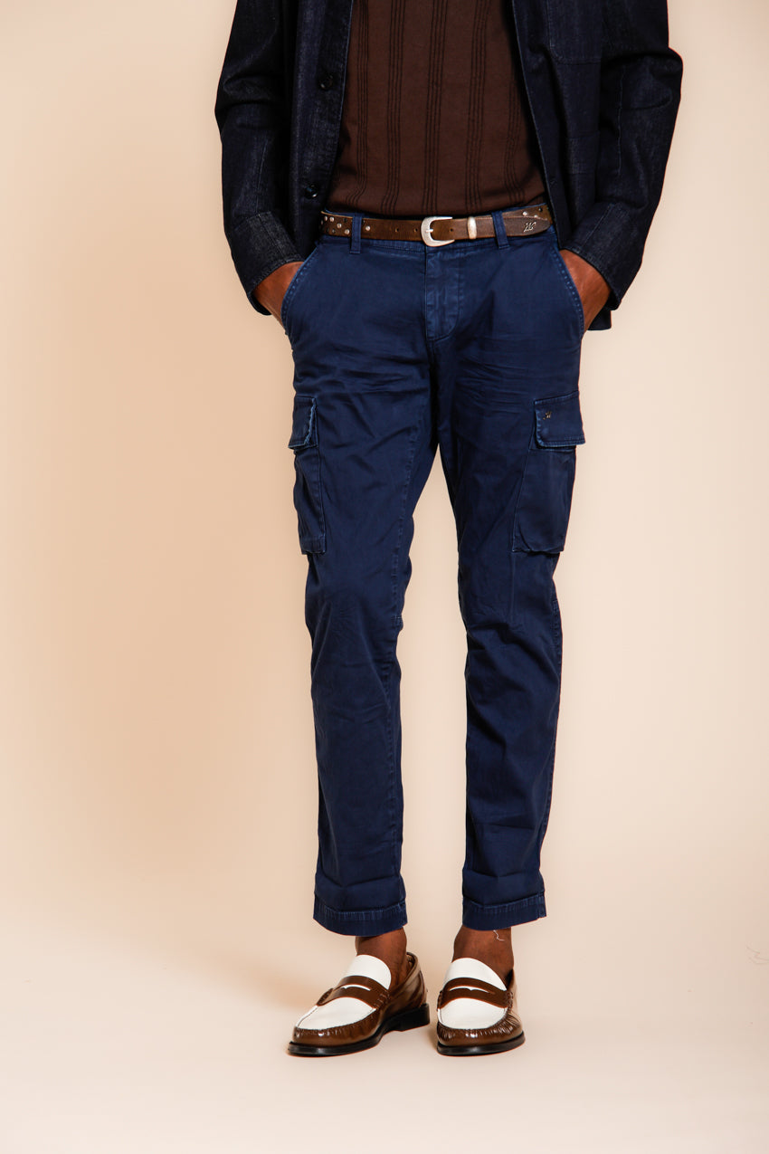 Chile Herren Cargo Hose aus Stretch-Satin extra slim fit ①