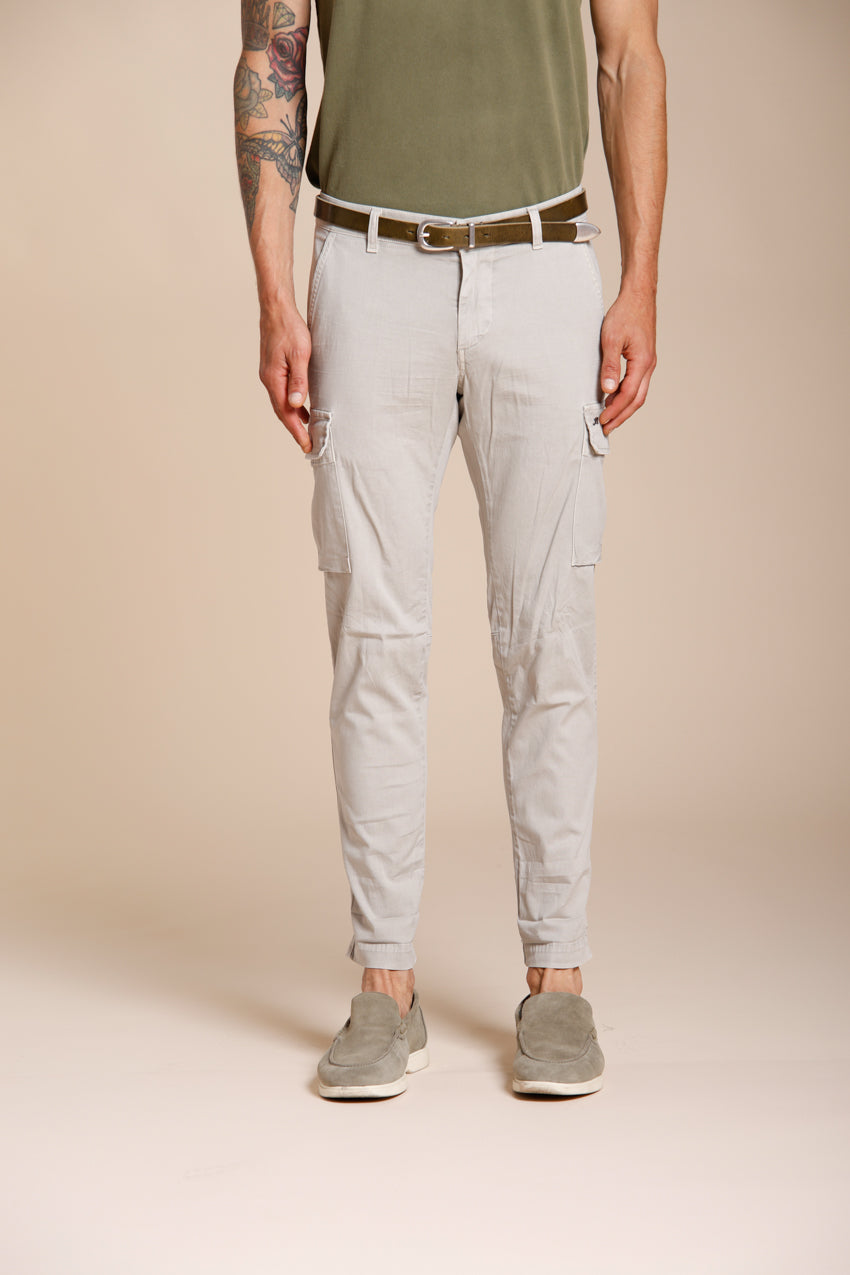 Chile Hose Cargo Herren aus Stretch-Satin extra slim fit ①