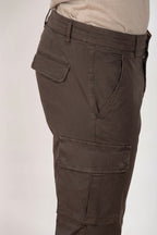 Chile pantalón cargo hombre en satén stretch extra slim fit ①