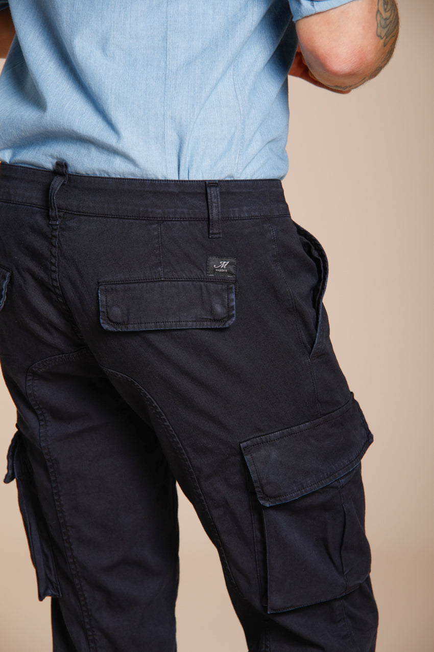 Chile men's cargo pants in stretch satin extra slim fit ①