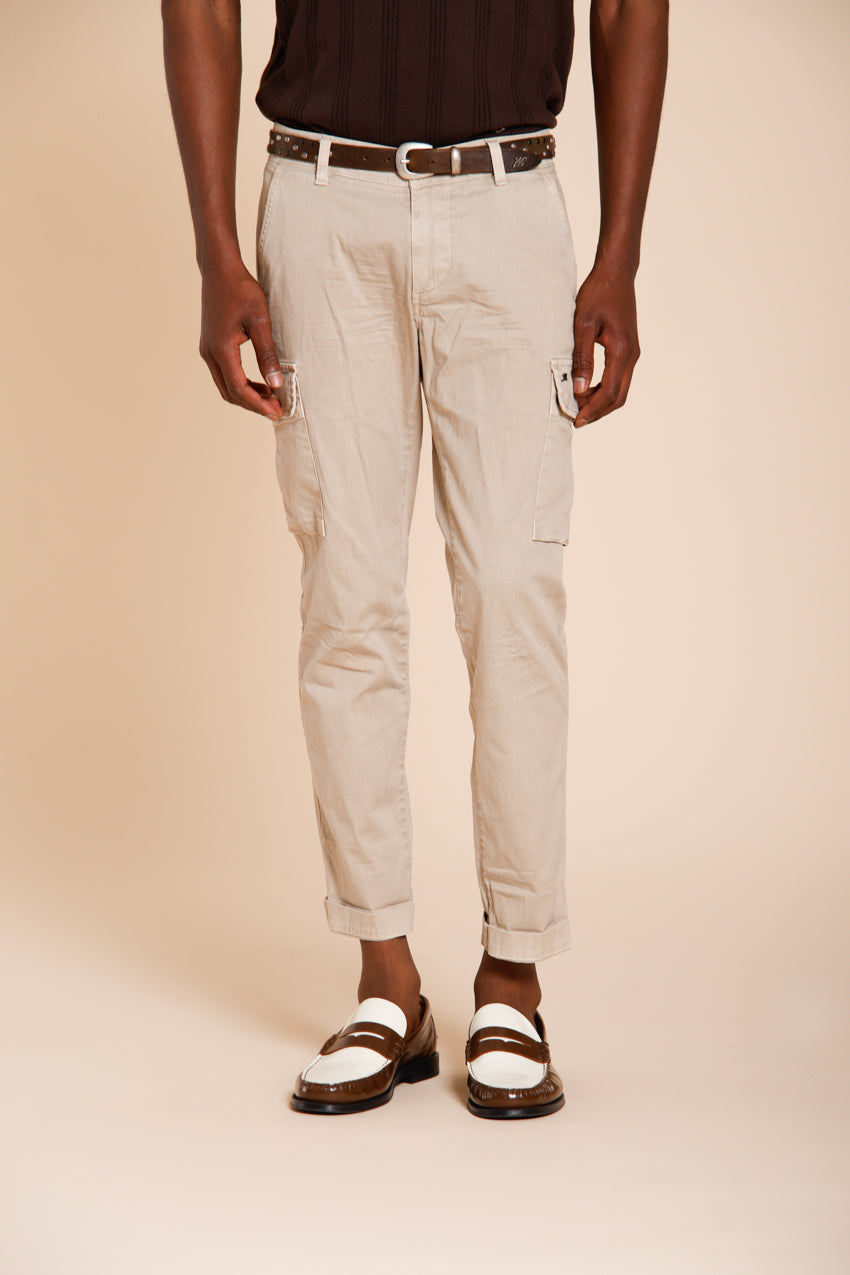 Chile Herren Cargo Hose aus Stretch-Satin extra slim fit ①