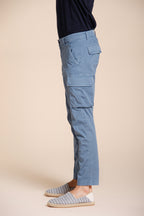 Chile men's cargo pants in stretch satin extra slim fit ①