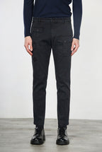 George Coolpocket pantalón cargo de hombre en gabardina carrot fit①