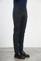 George Coolpocket pantalón cargo de hombre en gabardina carrot fit①