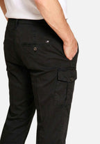 George Coolpocket pantalone cargo uomo in twill leggero stretch Logo Edition carrot fit ①