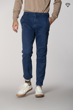 John Coolkhinos men’s chino pants in gabardine logo edition carrot fit ①