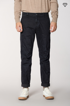 John Coolkhinos men’s chino pants in gabardine logo edition carrot fit ①