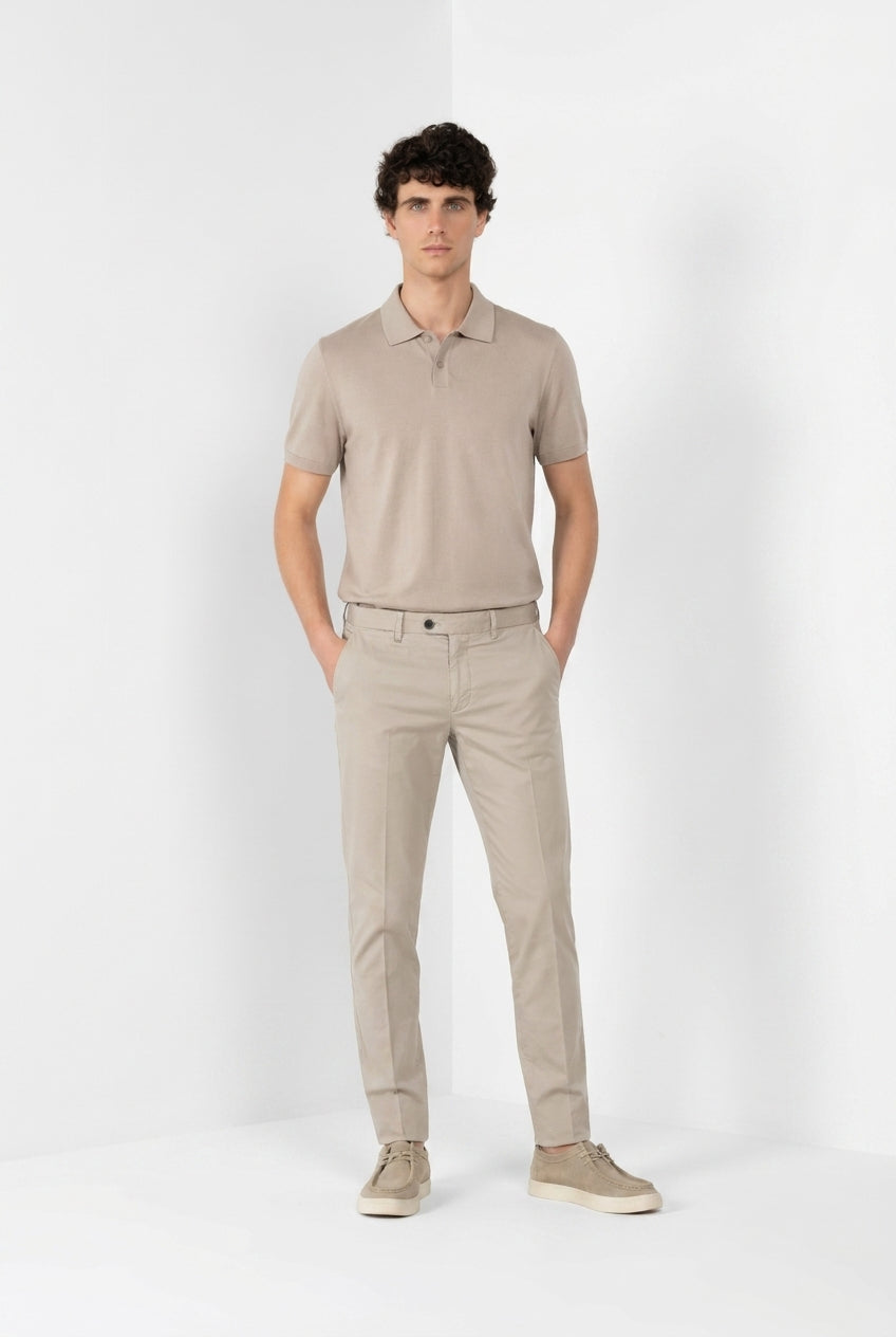 Torino delamere men's chino pants in stretch gabardine slim fit